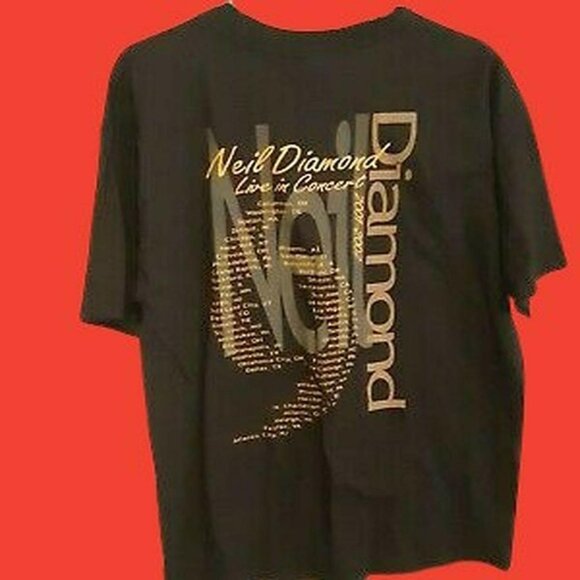 Vintage Neil Diamond 2001 Tour Shirt - Picture 2 of 2